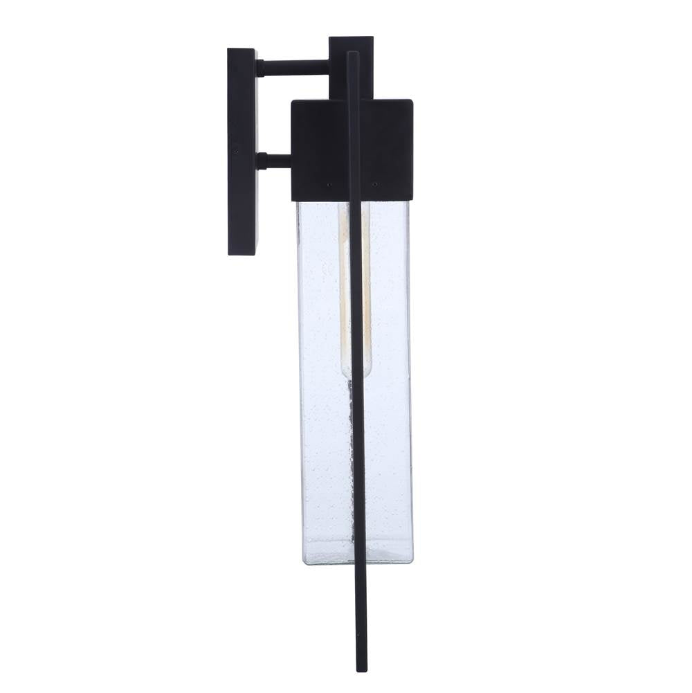 Craftmade ZA4024-MN Midnight Perimeter 1 Light Large Outdoor Wall Lantern In Midnight Image 5