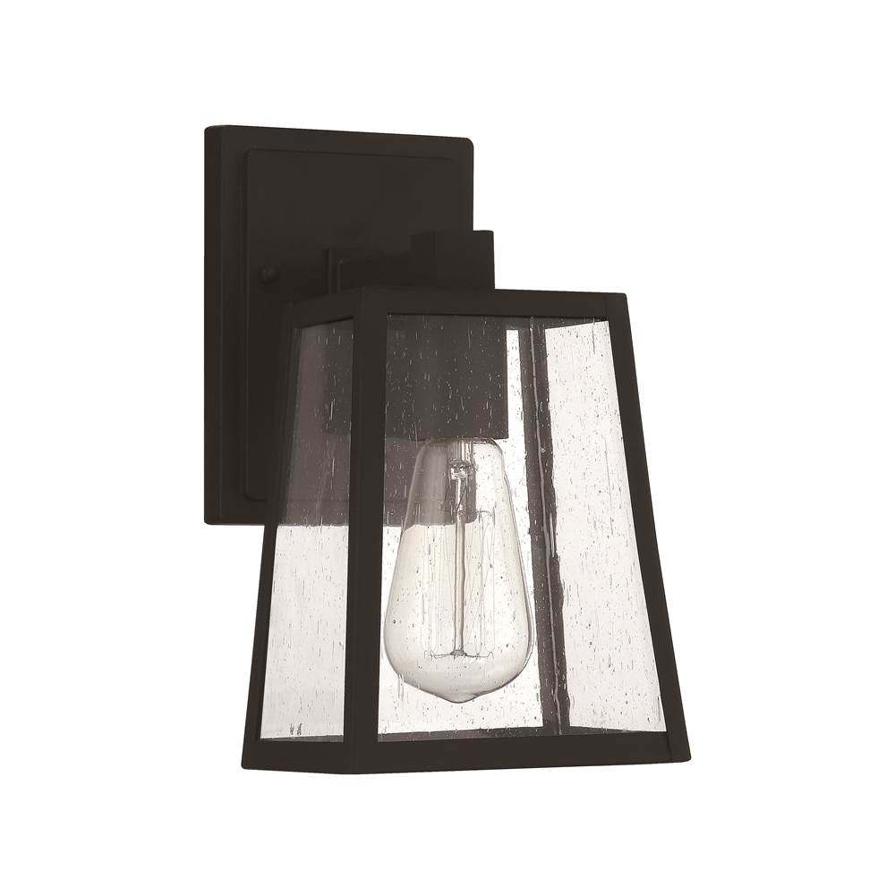 Craftmade ZA4304-TB Textured Black Dunn 1 Light Small Outdoor Wall Lantern In Textured Black Image 1