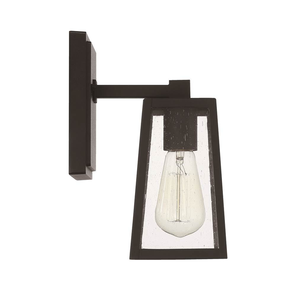 Craftmade ZA4304-TB Textured Black Dunn 1 Light Small Outdoor Wall Lantern In Textured Black Image 2