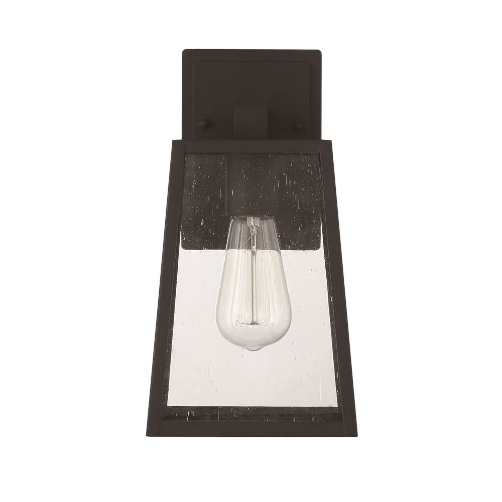 Craftmade ZA4314-TB Textured Black Dunn 1 Light Medium Outdoor Wall Lantern In Textured Black Image 5