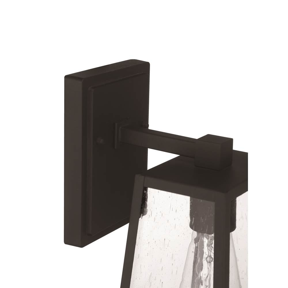 Craftmade ZA4314-TB Textured Black Dunn 1 Light Medium Outdoor Wall Lantern In Textured Black Image 2