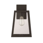 Craftmade Dunn 1 Light Large  Outdoor Wall Lantern In Textured Black