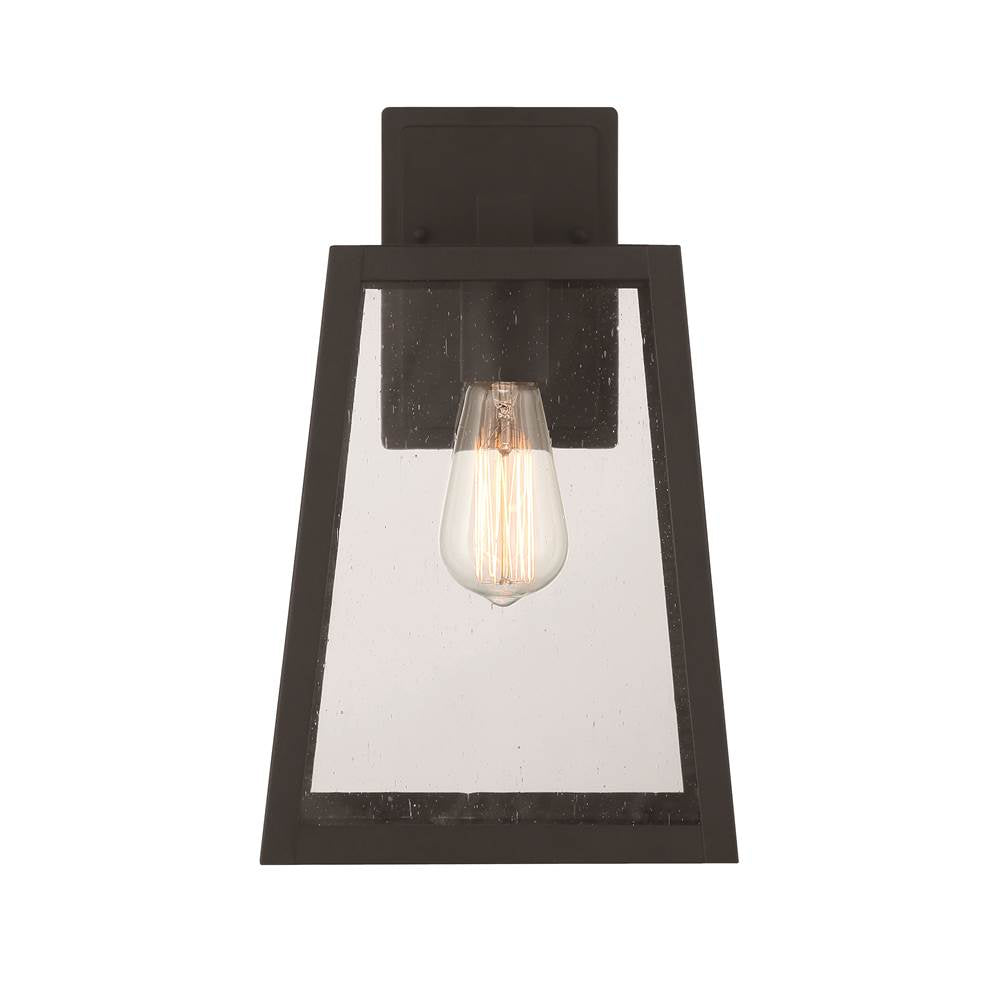 Craftmade ZA4324-TB Textured Black Dunn 1 Light Large  Outdoor Wall Lantern In Textured Black Image 3