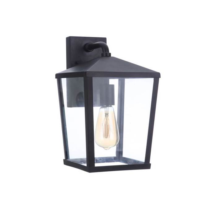 Craftmade Olsen 1 Light Medium Outdoor Wall Lantern In Midnight