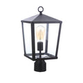 Craftmade Olsen 1 Light Medium Outdoor Post Lantern In Midnight