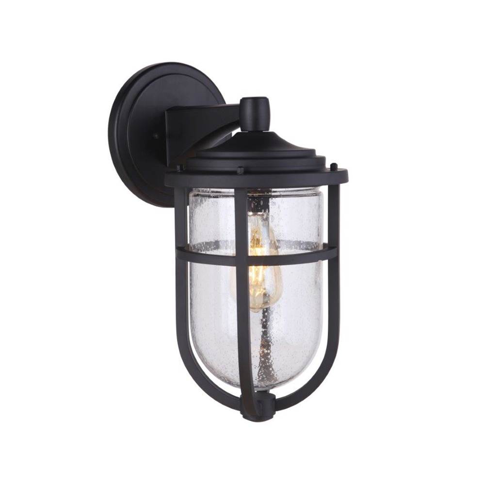 Craftmade Voyage 1 Light Medium Outdoor Wall Lantern In Midnight
