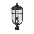 Craftmade Voyage 1 Light Outdoor Post Lantern In Midnight