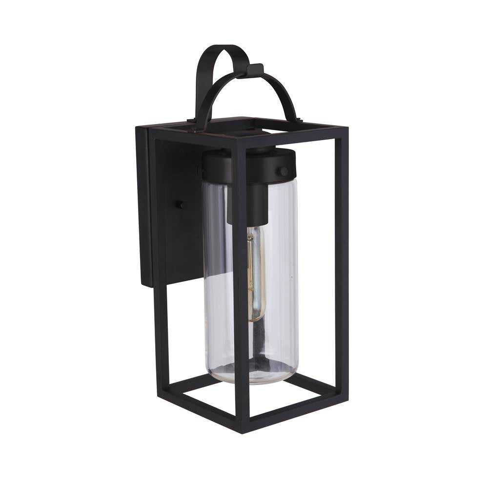 Craftmade Neo 1 Light Small Outdoor Wall Lantern In Midnight