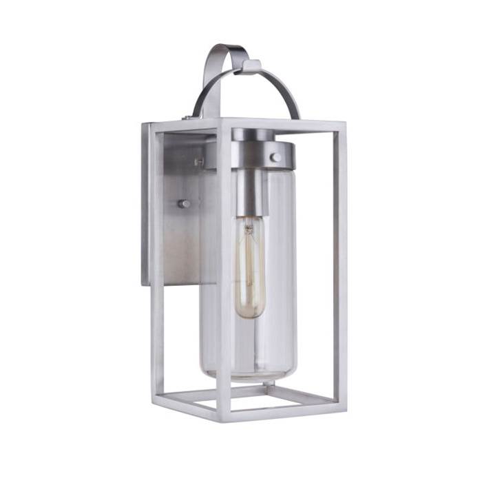 Craftmade Neo 1 Light Small Outdoor Wall Lantern In Midnight