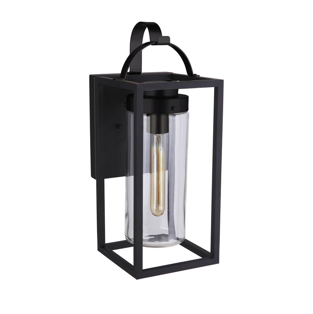 Craftmade Neo 1 Light Medium Outdoor Wall Lantern In Midnight