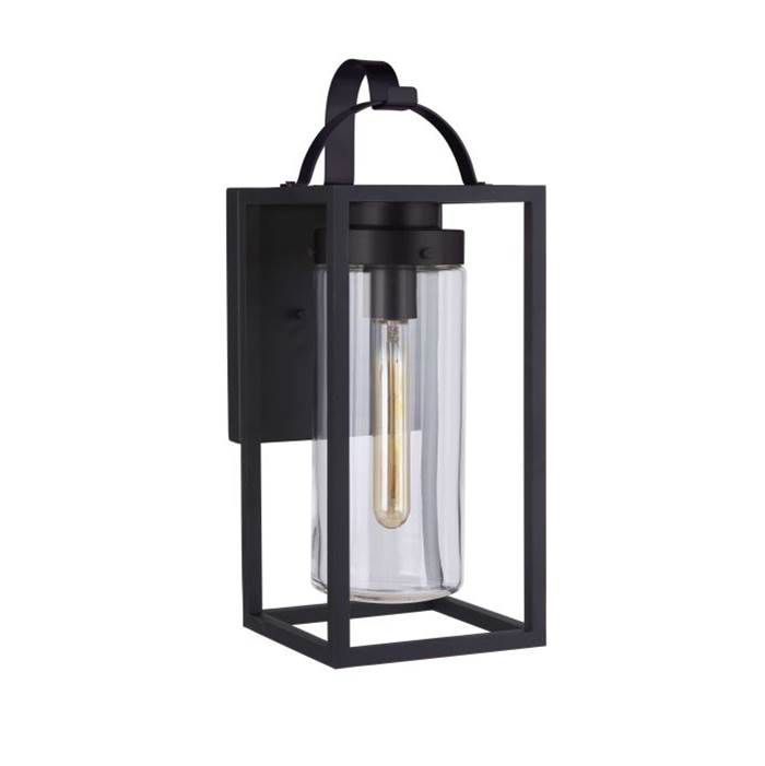 Craftmade Neo 1 Light Large Outdoor Wall Lantern In Midnight