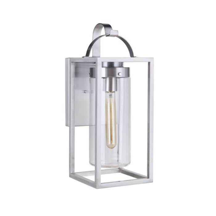 Craftmade Neo 1 Light Large Outdoor Wall Lantern In Midnight