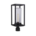 Craftmade Neo 1 Light Outdoor Post Mount In Midnight