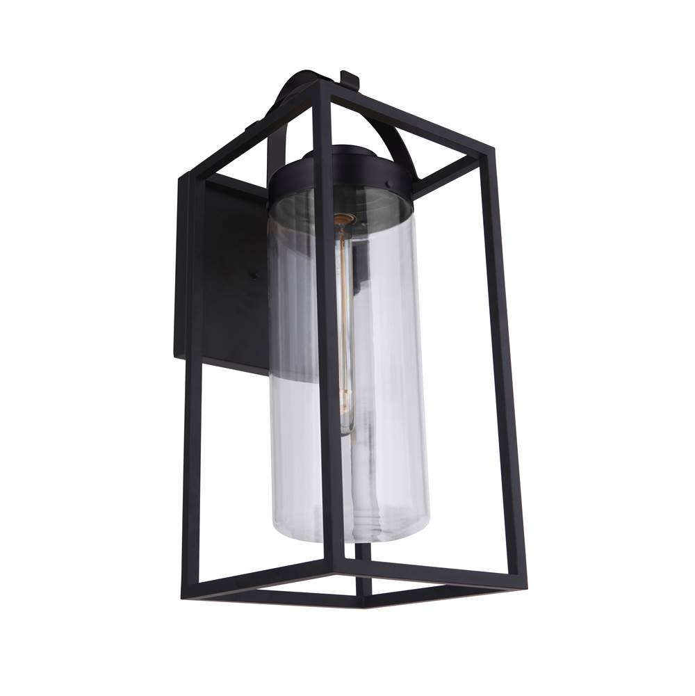 Craftmade Neo 1 Light Extra Large Outdoor Wall Lantern In Midnight