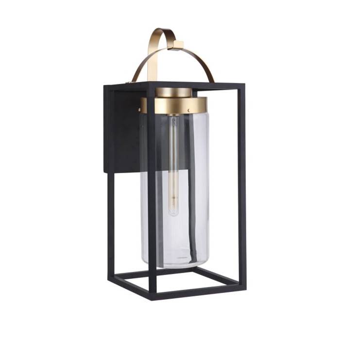 Craftmade Neo 1 Light Extra Large Outdoor Wall Lantern In Midnight