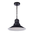 Craftmade Singleton 1 Light 14'' Outdoor Pendant In Midnight