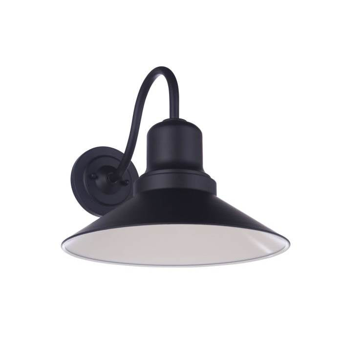 Craftmade Singleton 1 Light 14'' Outdoor Wall Lantern In Midnight