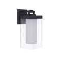 Craftmade Hayner 1 Light Medium Outdoor Wall Lantern In Midnight