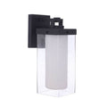Craftmade Hayner 1 Light Large Outdoor Wall Lantern In Midnight
