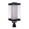 Craftmade Hayner 1 Light Outdoor Post Mount In Midnight