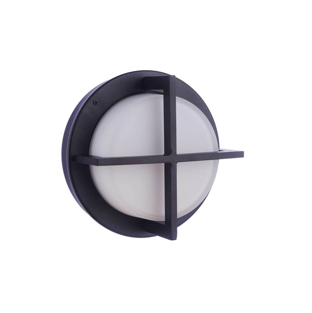 Craftmade Bulkheads Outdoor Large Round Bulkhead In Textured Black