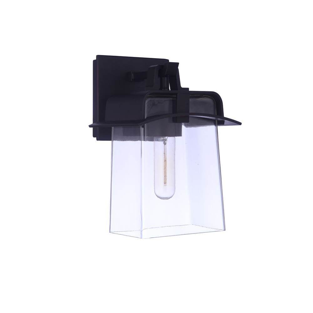 Craftmade Smithy 1 Light Small Outdoor Lantern In Age Bronze Brushed