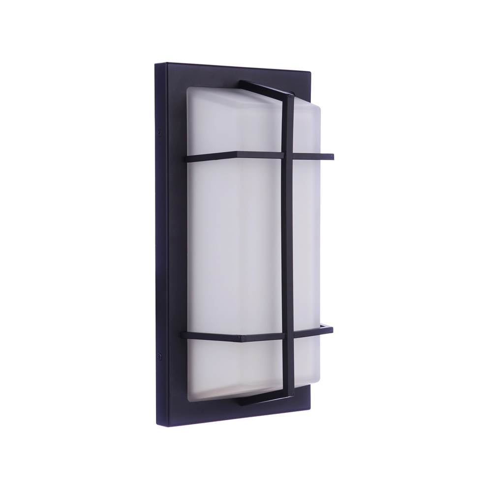 Craftmade Bulkheads Outdoor Large Rectangular Bulkhead In Textured Black