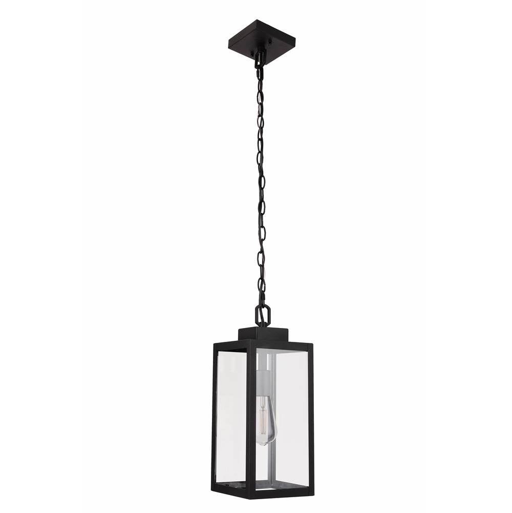 Craftmade Marin 1 Light Outdoor Pendant In Textured Black