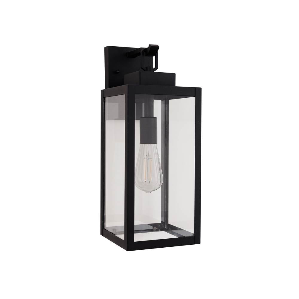Craftmade Marin 1 Light 16.88'' Outdoor Lantern In Textured Black