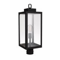 Craftmade Marin 1 Light Outdoor Post Mount In Textured Black