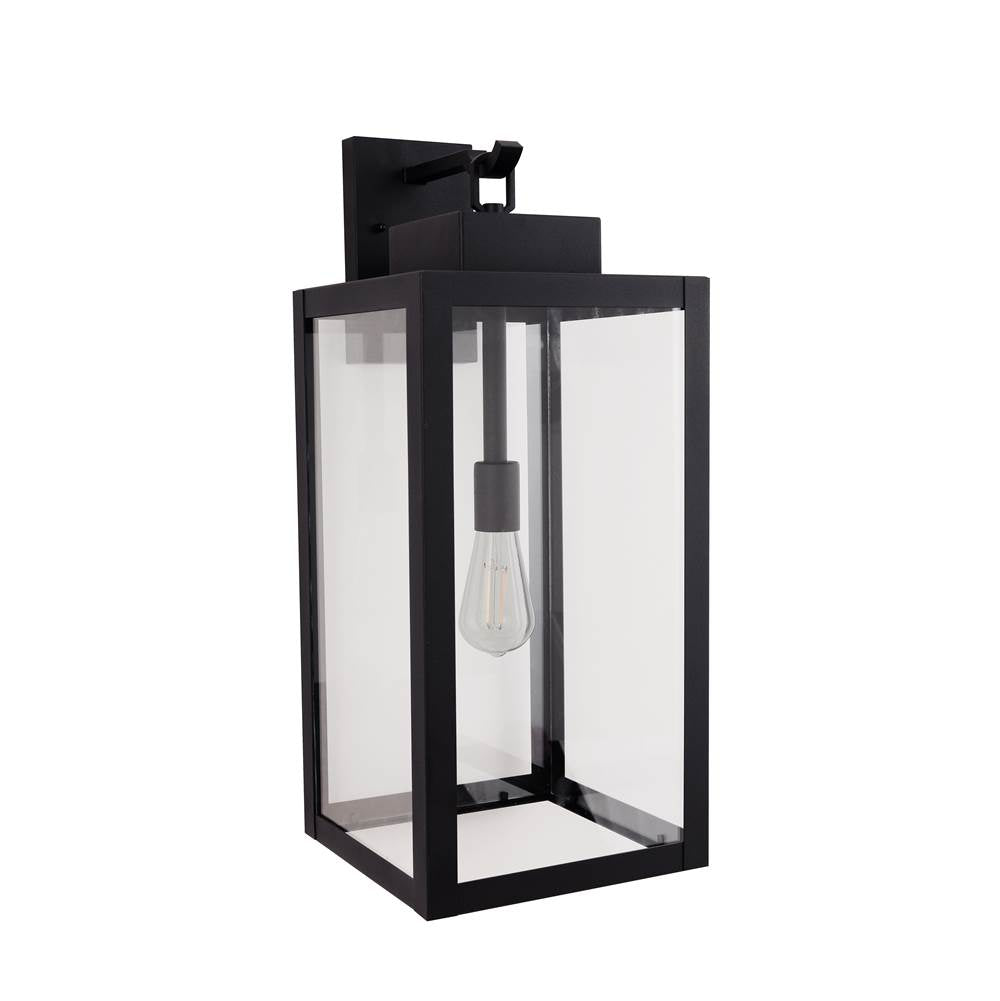 Craftmade Marin 1 Light 24.25'' Outdoor Lantern In Textured Black