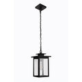 Craftmade ZA7011-TB Textured Black Rock Creek 1 Light Outdoor Pendant In Textured Black Image 1