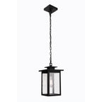 Craftmade Rock Creek Rock Creek 1 Light Outdoor Pendant In Textured Black