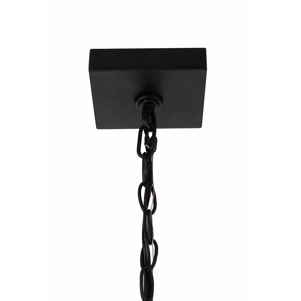 Craftmade ZA7011-TB Textured Black Rock Creek 1 Light Outdoor Pendant In Textured Black Image 2