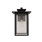 Craftmade ZA7024-TB Textured Black Rock Creek 1 Light 15.38'' Outdoor Wall Lantern In Textured Black Image 9