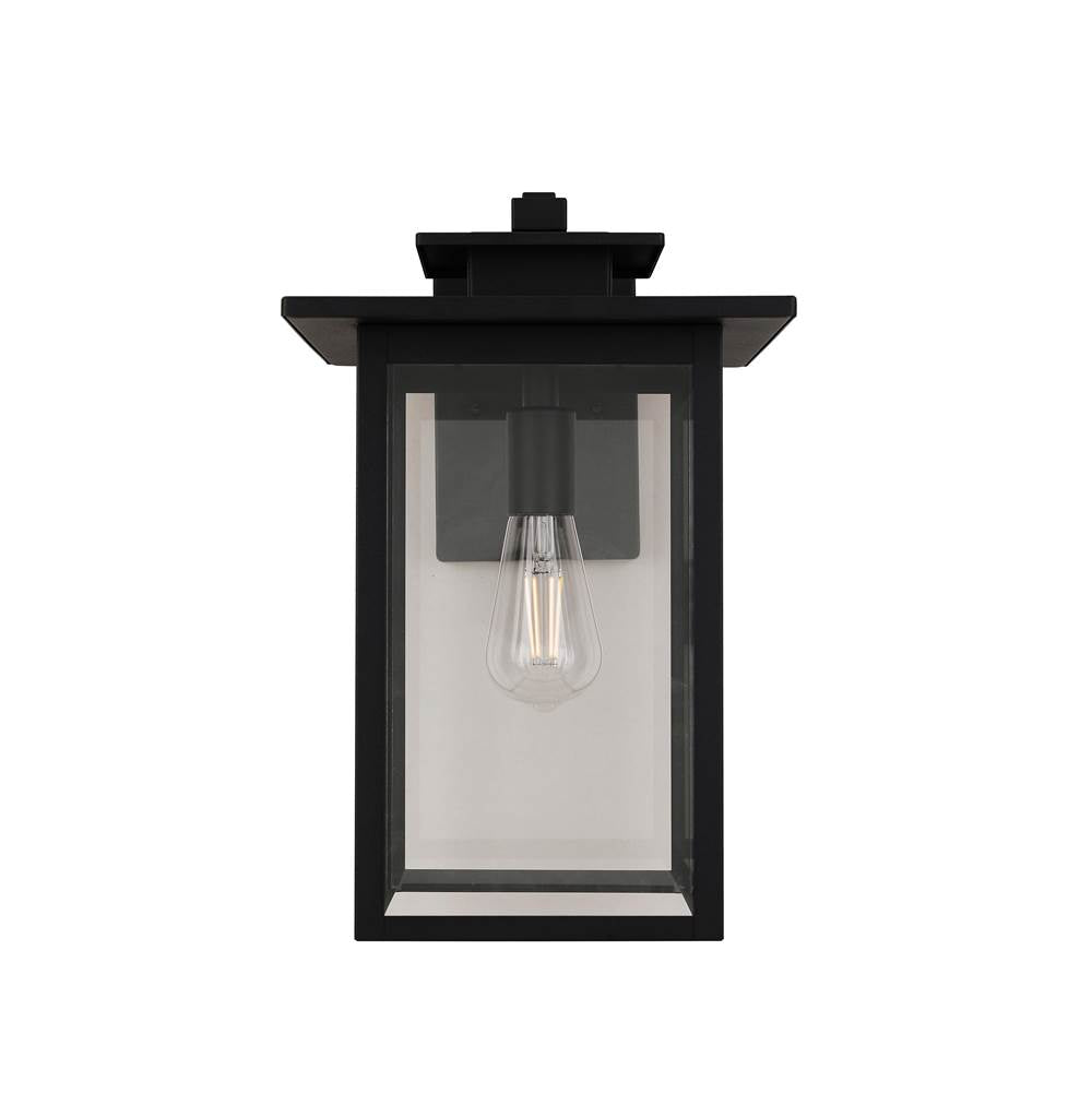 Craftmade ZA7024-TB Textured Black Rock Creek 1 Light 15.38'' Outdoor Wall Lantern In Textured Black Image 8