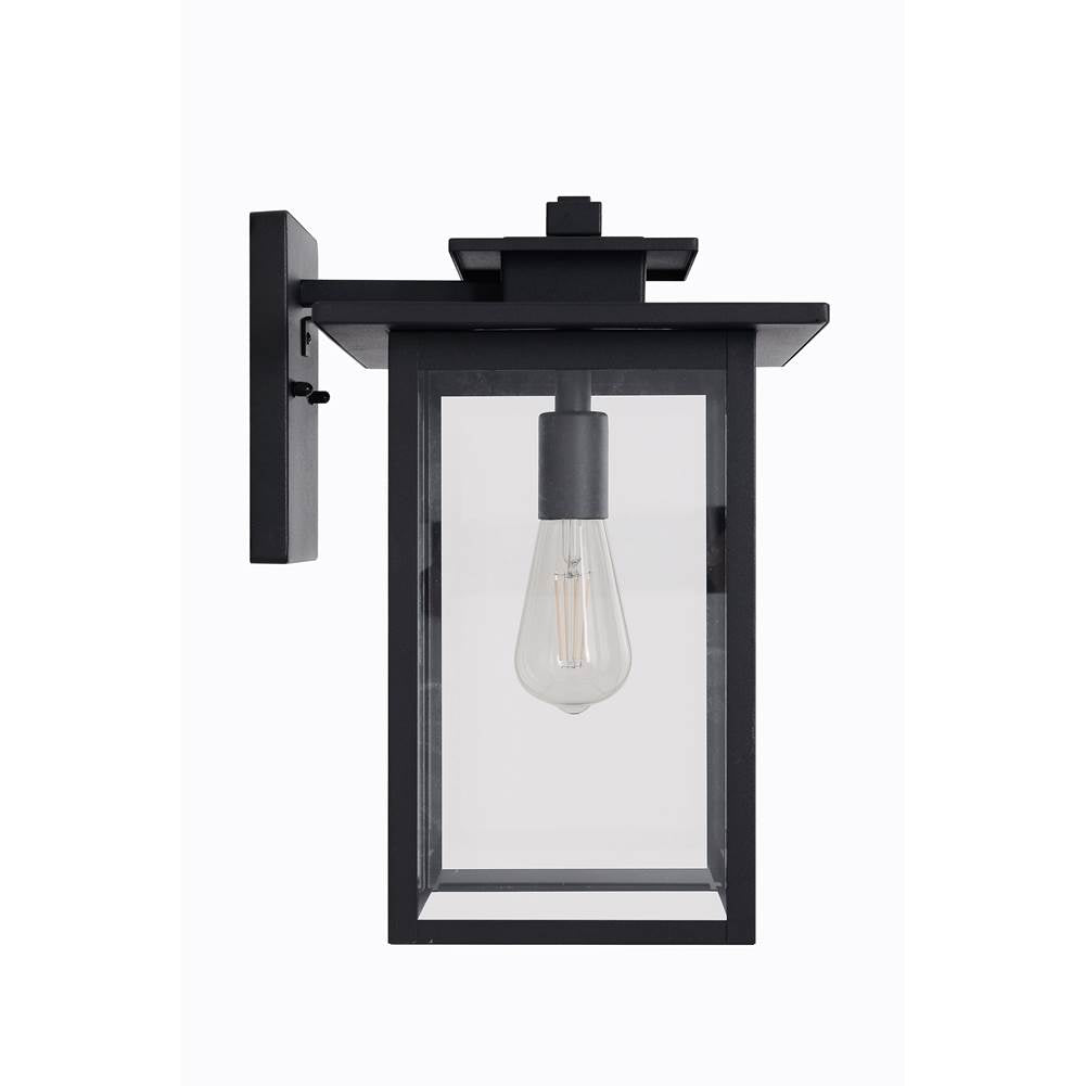 Craftmade ZA7024-TB Textured Black Rock Creek 1 Light 15.38'' Outdoor Wall Lantern In Textured Black Image 6