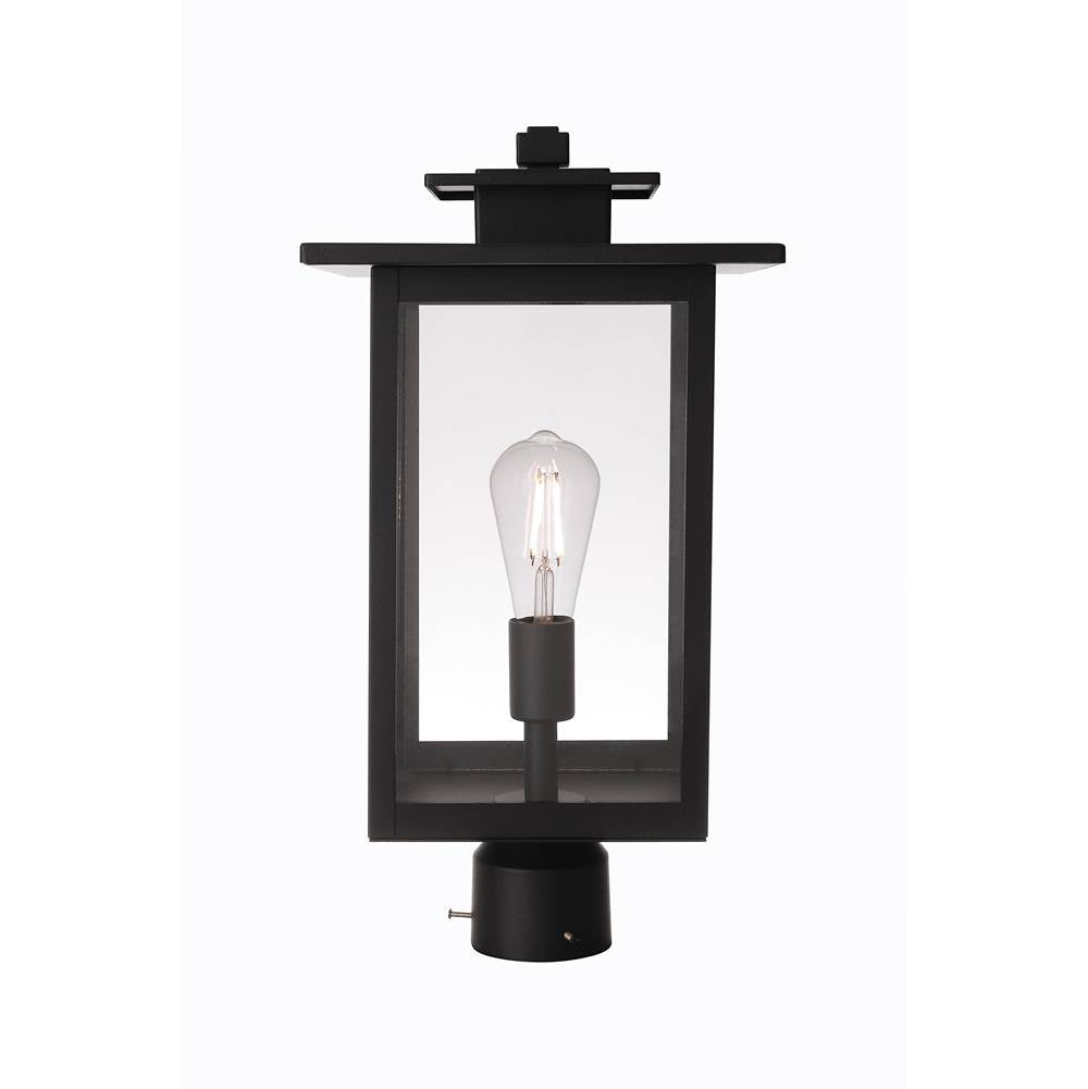 Craftmade ZA7025-TB Textured Black Rock Creek 1 Light Outdoor Post Mount In Textured Black Image 9