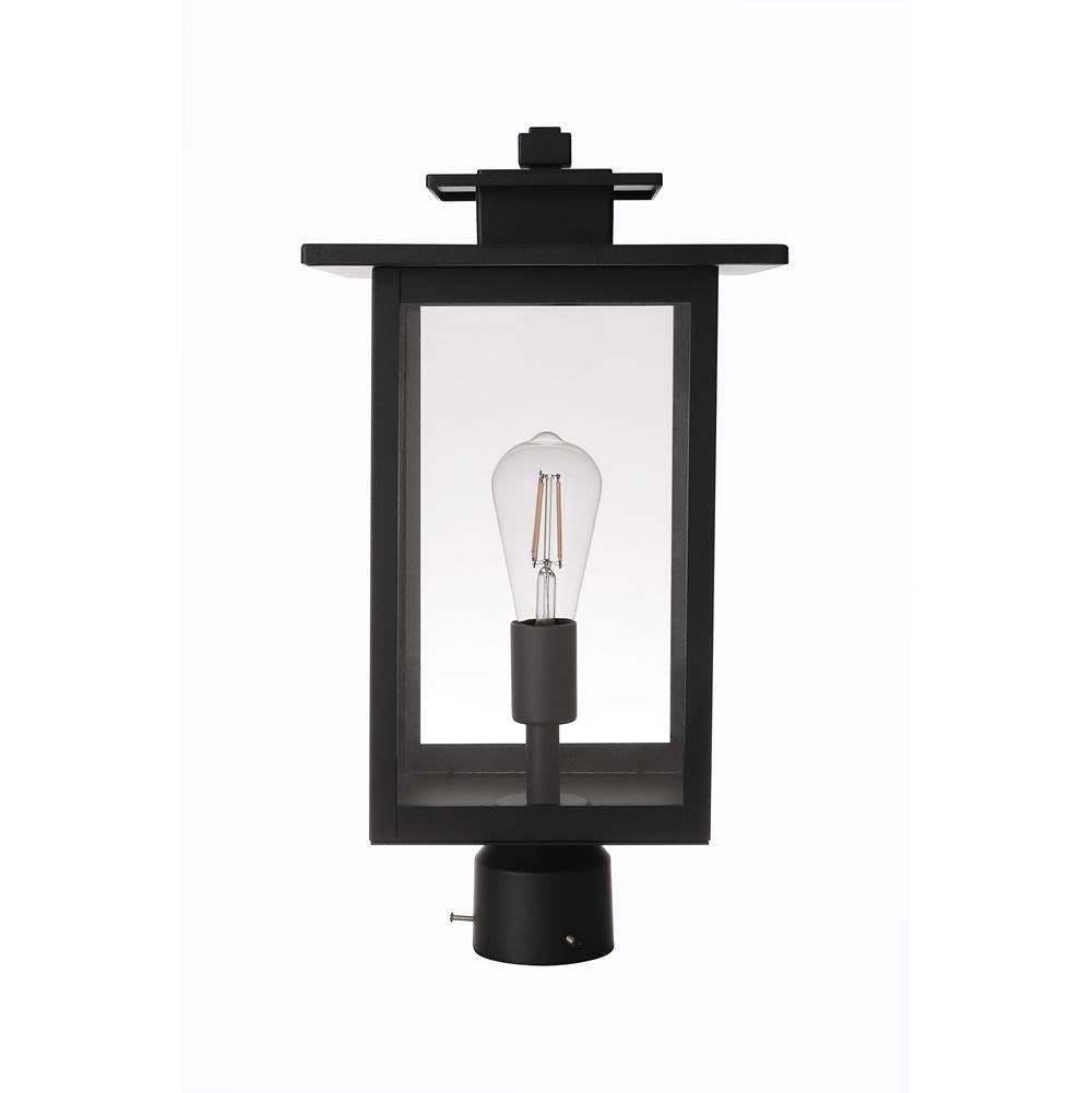 Craftmade ZA7025-TB Textured Black Rock Creek 1 Light Outdoor Post Mount In Textured Black Image 8