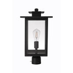 Craftmade ZA7025-TB Textured Black Rock Creek 1 Light Outdoor Post Mount In Textured Black Image 8