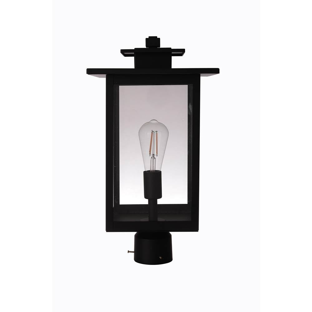 Craftmade ZA7025-TB Textured Black Rock Creek 1 Light Outdoor Post Mount In Textured Black Image 7