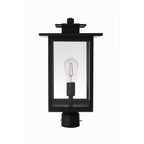 Craftmade ZA7025-TB Textured Black Rock Creek 1 Light Outdoor Post Mount In Textured Black Image 6