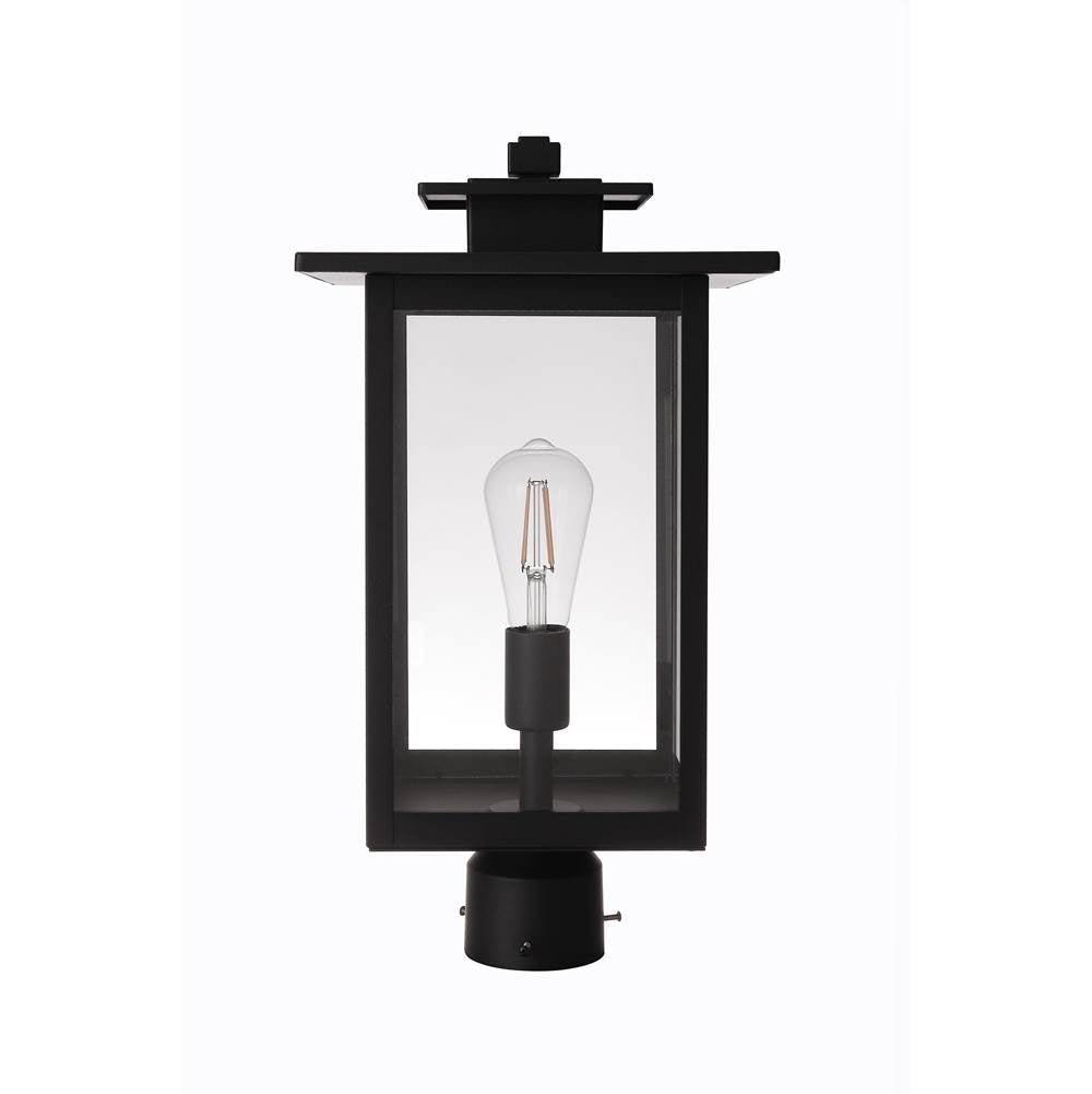 Craftmade ZA7025-TB Textured Black Rock Creek 1 Light Outdoor Post Mount In Textured Black Image 6
