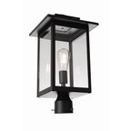 Craftmade ZA7025-TB Textured Black Rock Creek 1 Light Outdoor Post Mount In Textured Black Image 4