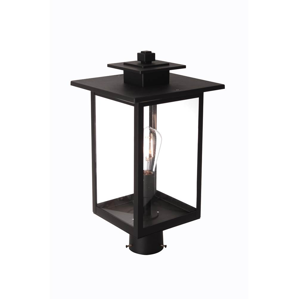 Craftmade ZA7025-TB Textured Black Rock Creek 1 Light Outdoor Post Mount In Textured Black Image 3
