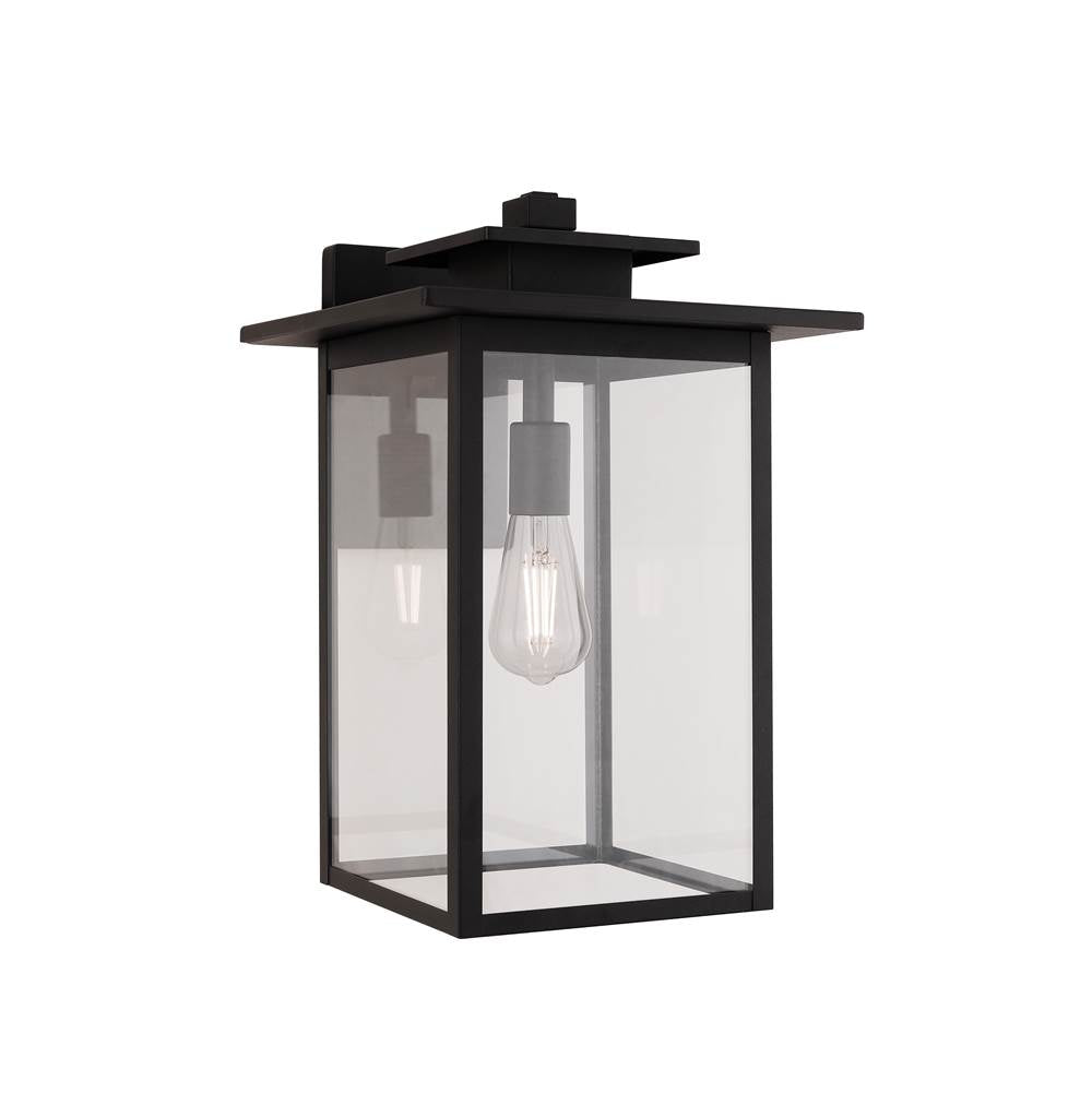 Craftmade Rock Creek Rock Creek 1 Light 17.25'' Outdoor Wall Lantern In Textured Black
