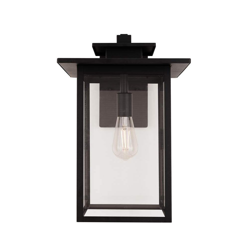 Craftmade ZA7034-TB Textured Black Rock Creek 1 Light 17.25'' Outdoor Wall Lantern In Textured Black Image 7
