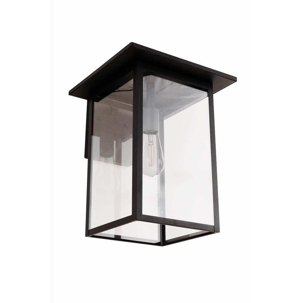 Craftmade ZA7034-TB Textured Black Rock Creek 1 Light 17.25'' Outdoor Wall Lantern In Textured Black Image 4