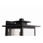 Craftmade ZA7034-TB Textured Black Rock Creek 1 Light 17.25'' Outdoor Wall Lantern In Textured Black Image 2