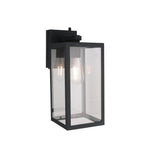Craftmade Harris 1 Light 15.63'' Outdoor Lantern In Textured Black With Photocell, Dusk-to-dawn, And Gfci